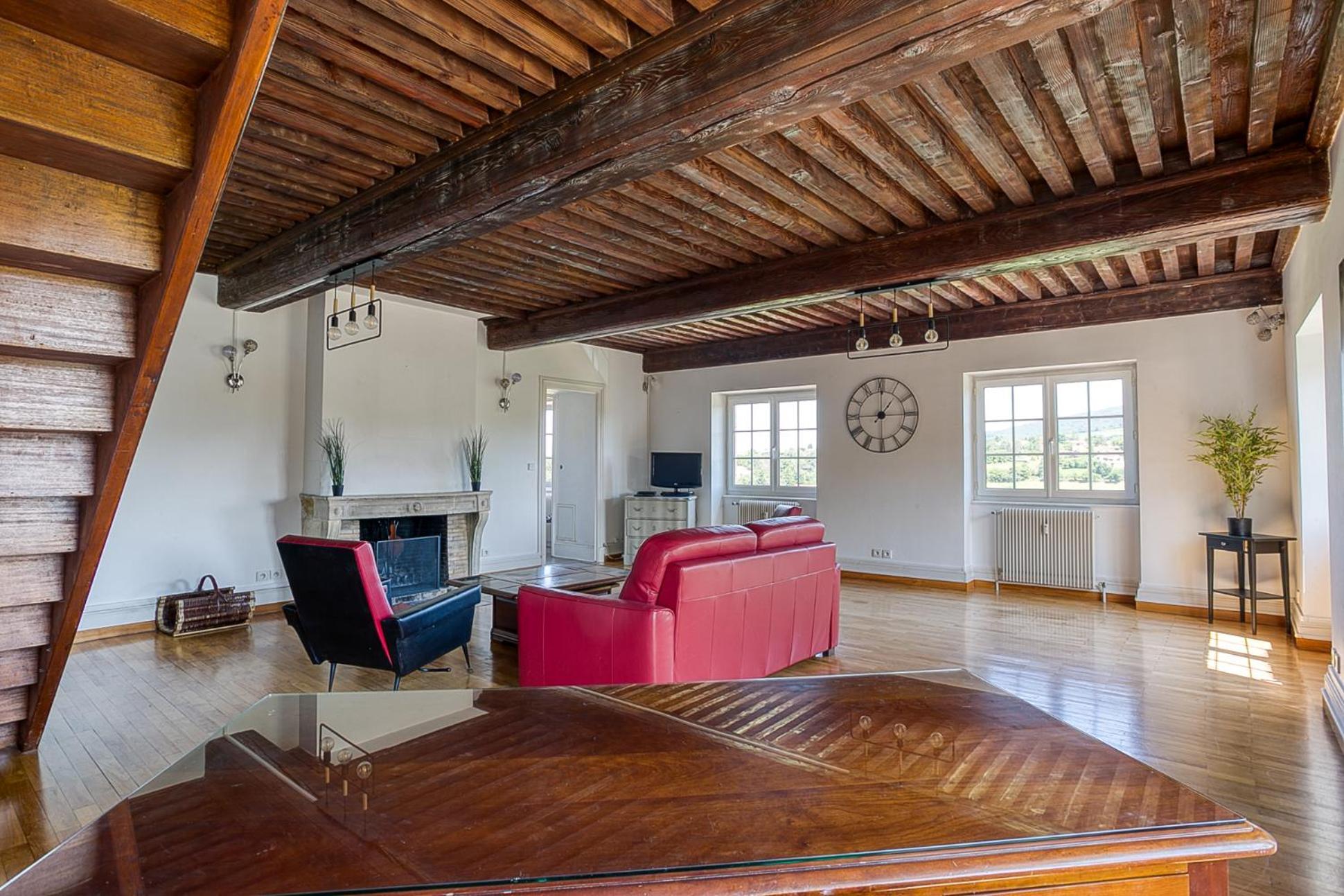 Sejourner Au Chateau De La Roue Grand Appartement Lissieu ภายนอก รูปภาพ